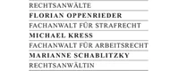 Rechtsanwaltskanzlei Florian Oppenrieder & Kollegen
